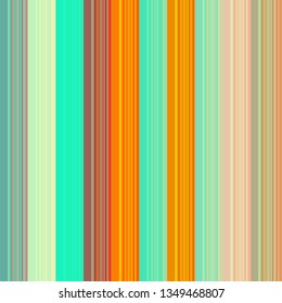 Retro style pastel colored vertical striped lines background. Ideal for fabric, textile, linen, drapery, cloth or other textured and patterned works.