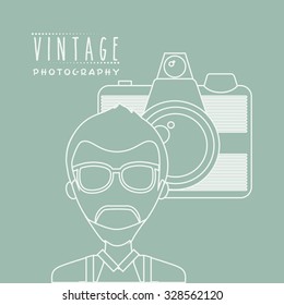 retro style photo design, vector illustration eps10 graphic 