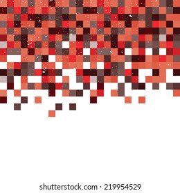 A retro style pixel art background