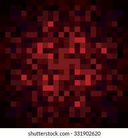 A retro style pixel art vector background