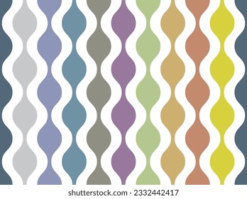 retro style seamless pattern. vector background