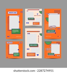Retro Style Social Media Template for Business Promotion