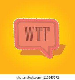 retro style speech bubbles . vector abstract vintage background.