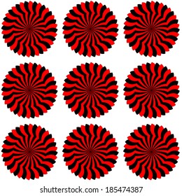 retro style - spirograph design