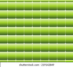 Retro style square vector green background
