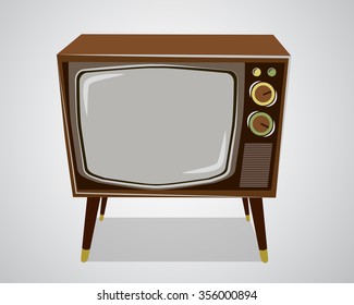 Retro style television