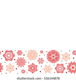 Retro style texture, pattern and abstract winter elements. Modern abstract design poster, cover, card design in pink, brown and beige colors. Trendy stylized snowflakes and elements memphis cards.
