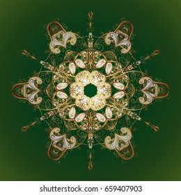 Retro style texture, pattern and abstract winter elements. Modern abstract design poster, cover, card design in colors. Trendy stylized golden snowflakes and elements memphis cards.