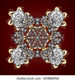 Retro style texture, pattern and abstract winter elements. Modern abstract design poster, cover, card design in colors. Snowflakes design.