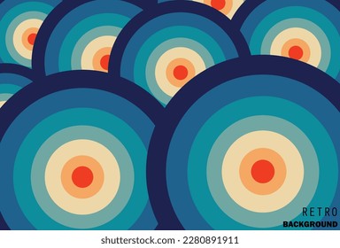 Retro style themed background can be used for posters, banners, flyers, invitations, websites or greeting cards. vector illustration