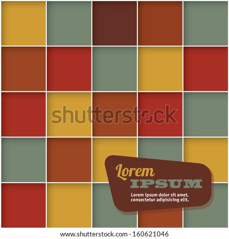 Retro style vector background. 