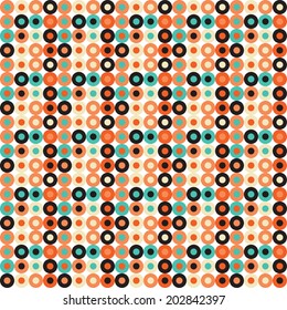 Retro style vector wallpaper
