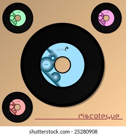 Retro style vinyl