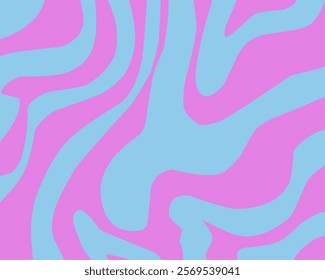 Retro style wavy abstract patterns in vibrant color combinations, . Perfect for vintage-themed backgrounds, creative designs, or artistic projects