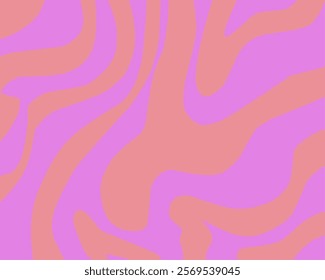 Retro style wavy abstract patterns in vibrant color combinations, . Perfect for vintage-themed backgrounds, creative designs, or artistic projects