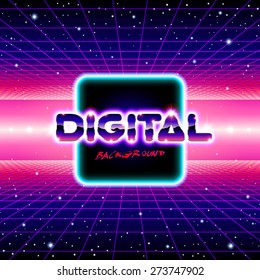 Abstract Futuristic Gaming Background Offline Live Stock Vector ...