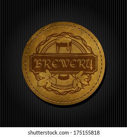 retro styled seal of brew good as a pattern of advertising classical ritual original texture bar isolated mark folklore luxurious impression antique german traditional banner signature approval refine