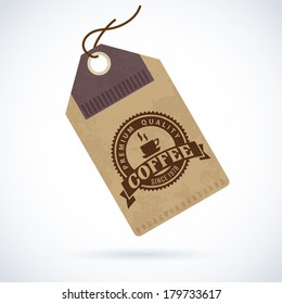 retro styled sticker of coffee artistic as a pattern of packet design classic original texture coffee isolated sign luxurious beans antique value banner assurance letterhead offset voucher document tr