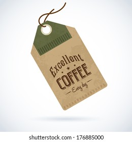 retro styled sticker of coffee excellent as a template of packet design classical original texture coffee isolated sign luxurious beans antique classic value banner diploma offset certificate document