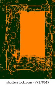 Retro styled vector background.