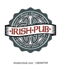 retro styled vector label of brew artistic as a pattern of publicity classic froth ritual original bar isolated black anniversary sign ceremony mythology fancy old-fashioned german art classical value