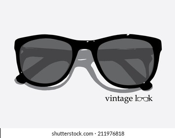 Retro styled vintage eyewear