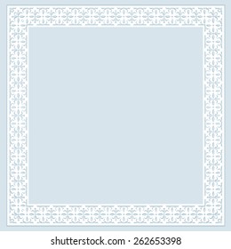 Retro stylish frame, the card layout for decoration