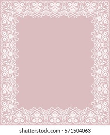 Retro stylish frame, the card layout for decoration