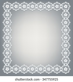 Retro stylish frame, invitation, wedding or greeting card