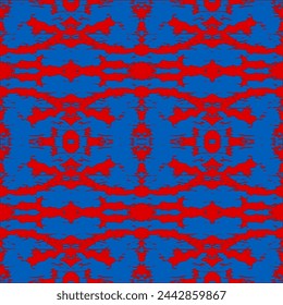 Retro summer 70s rainbow stripes pattern. Atomic stylized backdrop.