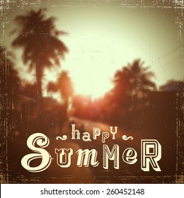 Retro Summer Background