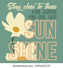 Retro Summer Beach T shirt design,sun shine