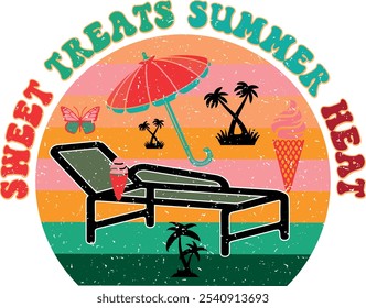 pacote de sublimação png de verão retro