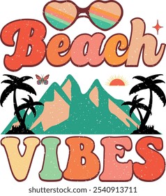 retro summer png sublimation bundle