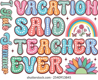 retro summer png sublimation bundle