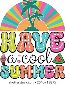 retro summer png sublimation bundle