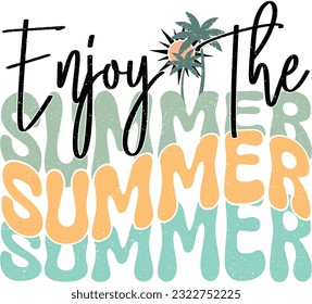 Retro Summer Sublimation Design Graphics for Print on Demand Business. Funny Camping Lover Typographic Print Design for Adventure Travel Faison.