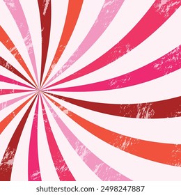 Arrière-plan soleil rétro. Conception Sunburst. Illustration vectorielle