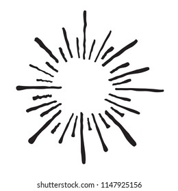 Retro Sun Burst