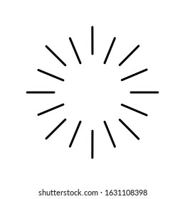 Retro sun Burst shape and vintage sunburst explosion. Light rays of burst. Vintage logo, labels, badges. Geometric shapes stars and vector design element isolated. Minimal black firework burst.