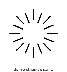 Retro sun Burst shape and vintage sunburst explosion. Light rays of burst. Vintage logo, labels, badges. Geometric shapes stars and vector design element isolated. Minimal black firework burst.