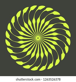 Retro Sun Burst Shapes. Vintage logo, labels, badges. Vector design element isolated. Minimal black firework burst.