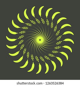Retro Sun Burst Shapes. Vintage logo, labels, badges. Vector design element isolated. Minimal black firework burst.