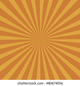 Retro sun ray background, vintage sun ray background, brown