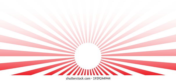 Retro sun rays yellow background - Vector.