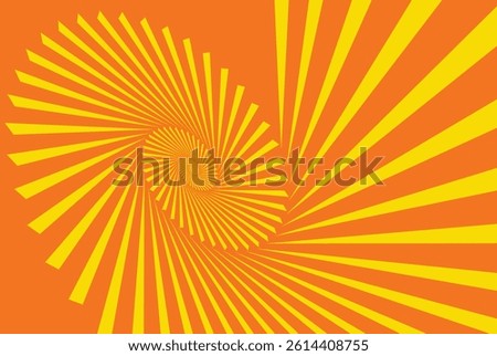 Retro Sunburst Background with Colorful Rays. Vintage Style Radial Stripes Background. 70s Inspired Starburst Pattern Vector. Colorful Retro Concentric Lines.
Radial Rays Background in Vintage Palette