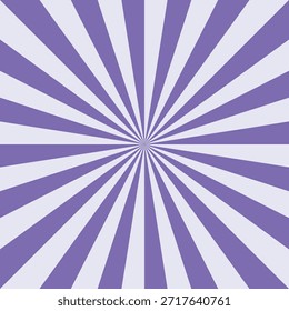 Projeto de fundo de explosão solar retro com cores roxo claro e roxo