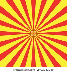 retro sunburst background geometric abstract design risograph effect simply ray decoration vector illustration