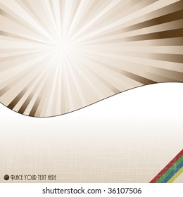 Retro sunburst background.Vector illustration.