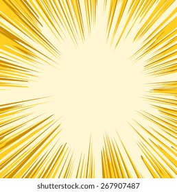 Retro Sunburst Graphic Background